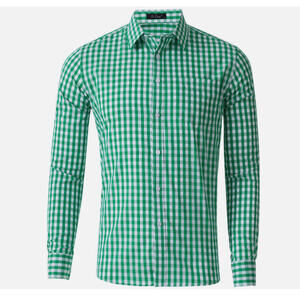 Alan Flusser Sleeved Plaid Shirt Cotton L  Checked Casual Formal Shirts NWT